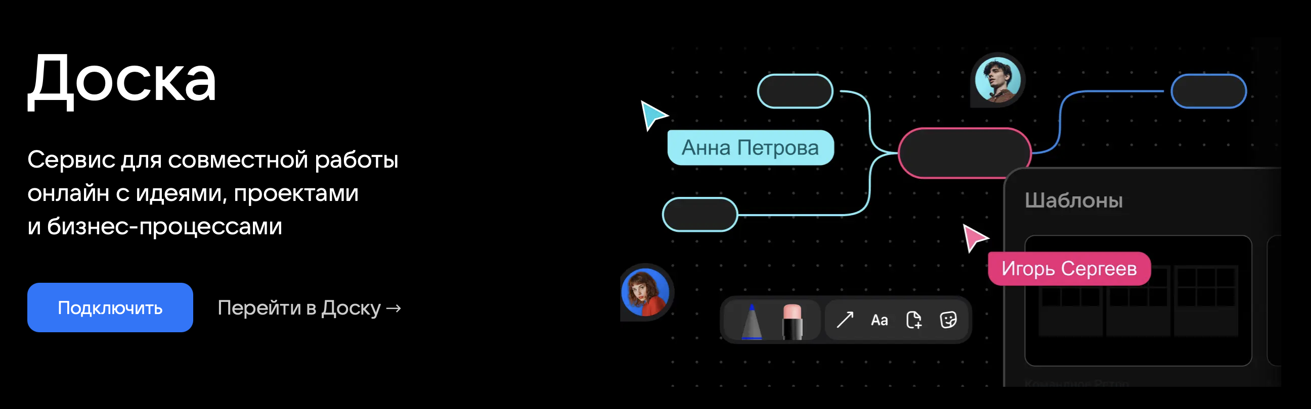 VK Доска для создания User Flow тоже подойдёт